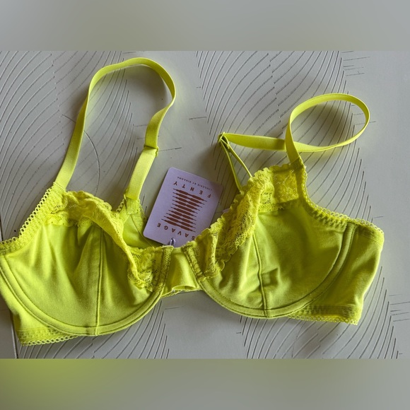 NWT Savage X Fenty Cotton Essentials Unlined Bra and Panty Set. - Picture 4 of 11